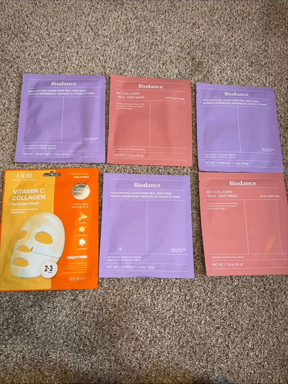 Biodance Rejuvenating Sheet Mask Duo - Pink & Purple Hydration Set